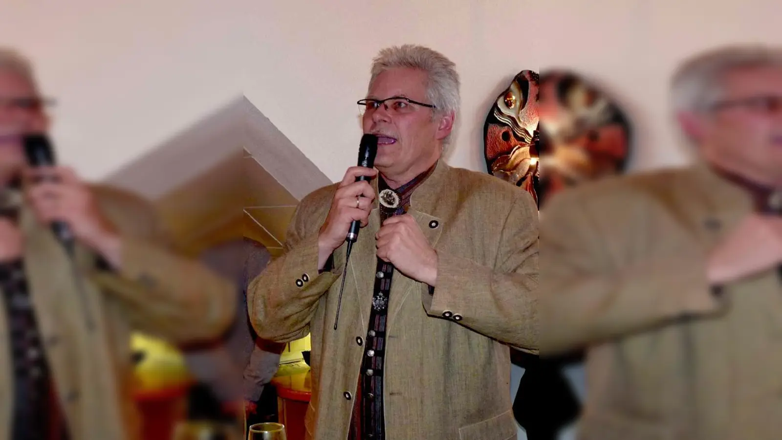 Für Burghard Rübenthal bedeutet Demokratie, bei den Bürgern zu sein.	 (Foto: bb)