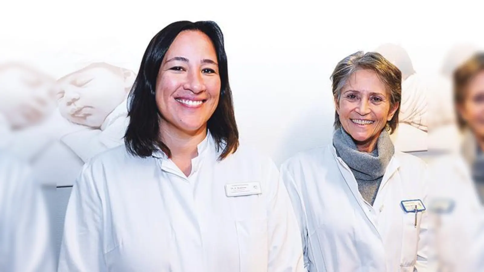 Die Chefärztin der Gynäkologie und Geburtshilfe in der Kreisklinik Ebersberg, Prof. Cornelia Höß, und die leitenden Oberärztin Dr. Helen Budiman.	 (Foto: Sybille Föll)