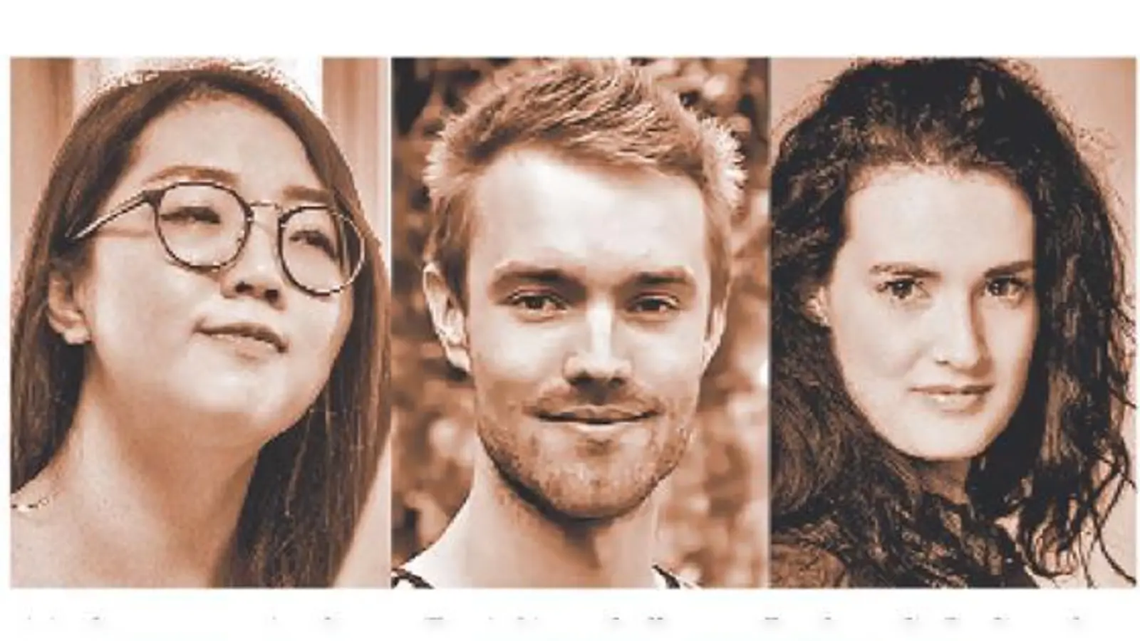 Yiqiu Zhou, Bavo Orroi und Vero Miller sind junge, hoffnungsvolle Talente, die ihre besonderen Fähigkeiten im Bereich der klassischen Musik im Wasserschloss zeigen werden.	 (Foto: VA)