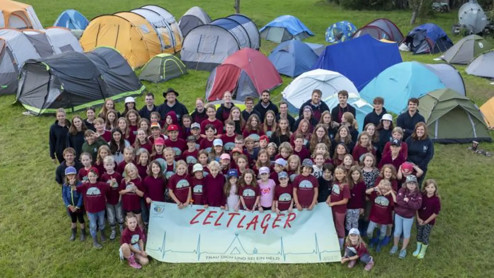 Die Kinder und Jugendlichen verbrachten eine abwechslungsreiche Woche im Zeltlager. (Foto: Jugendrotkreuz Weilheim-Schongau)