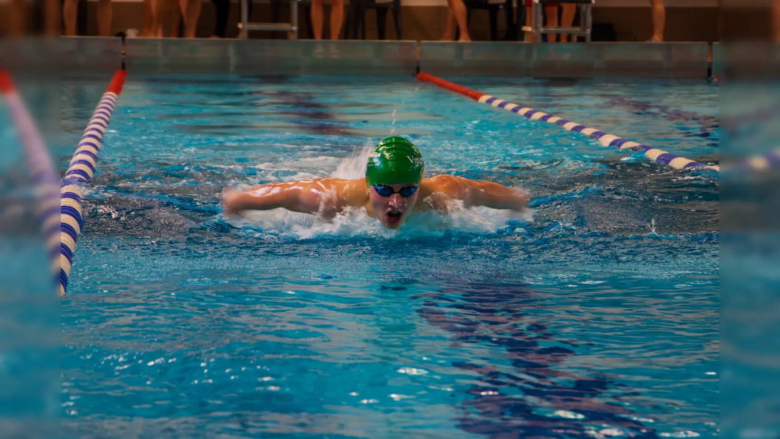 Jakob Seyfert (Jahrgang 2008) wurde jahrgangsübergreifend Dritter bei den Schmetterling-Distanzen. (Foto: red)