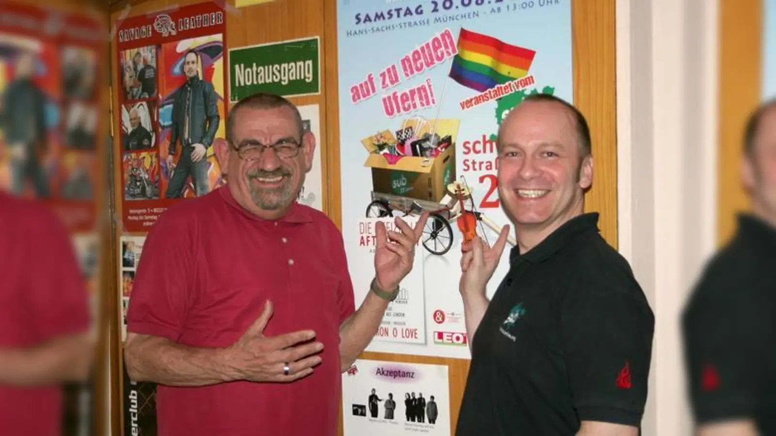 Guido Vael (l.) und Christian Schultze freuen sich auf das große Straßenfest am kommenden Samstag.	 (Foto: Sylvie-Sophie Schindler)