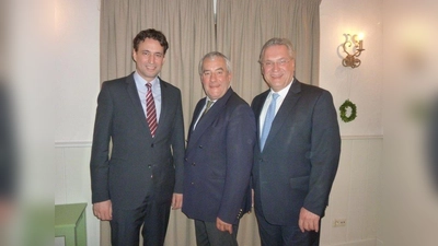 Grünes Licht für den fehlenden U6-Kilometer (von links): Bildungsstaatssekretär Georg Eisenreich, Wissenschaftsminister Ludwig Spaenle und Verkehrsminister Joachim Herrmann. (Foto: pi)