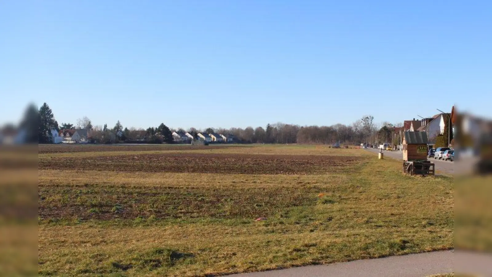 Könnte eventuell als neuer Standort für die Carl-Spitzweg-Realschule in Frage kommen: das Grundstück an der Bauseweinallee / Weinschenkstraße. (Foto: sb)