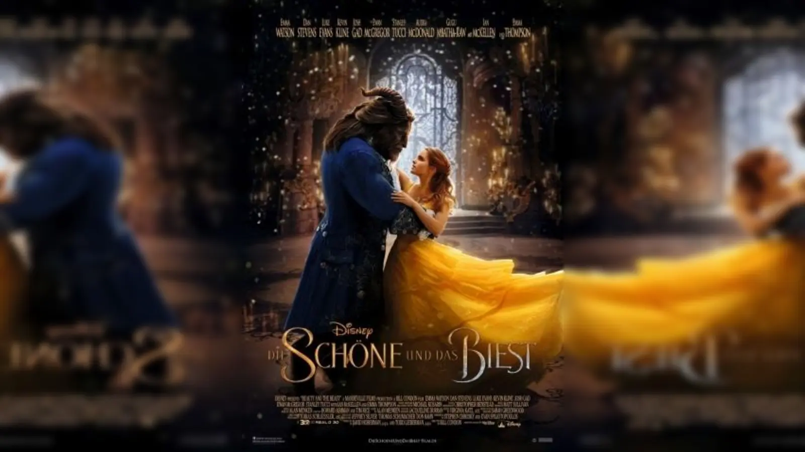 Belle und das Biest kommen sich näher. (Foto: Filmplakat)