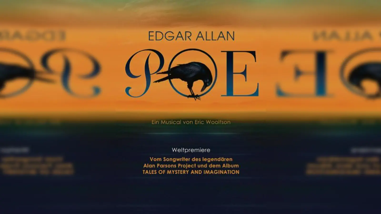 Das von Eric Woolfson inszenierte Musical Edgar Allan Poe gastiert vom 22. April bis 10. Mai im Deutschen Theater. 	 (Foto: VA)