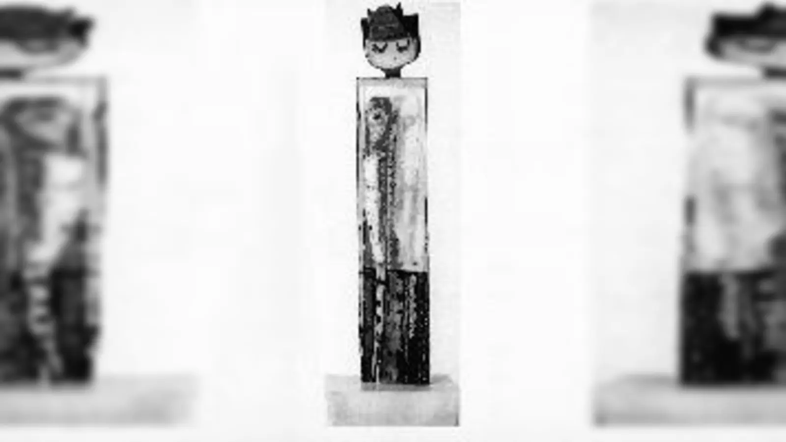 Augen zu und durch: Konkrete Ideen werden bei Melhuishs Figuren ins Abstrakte gekehrt. 	 (Foto: Va)
