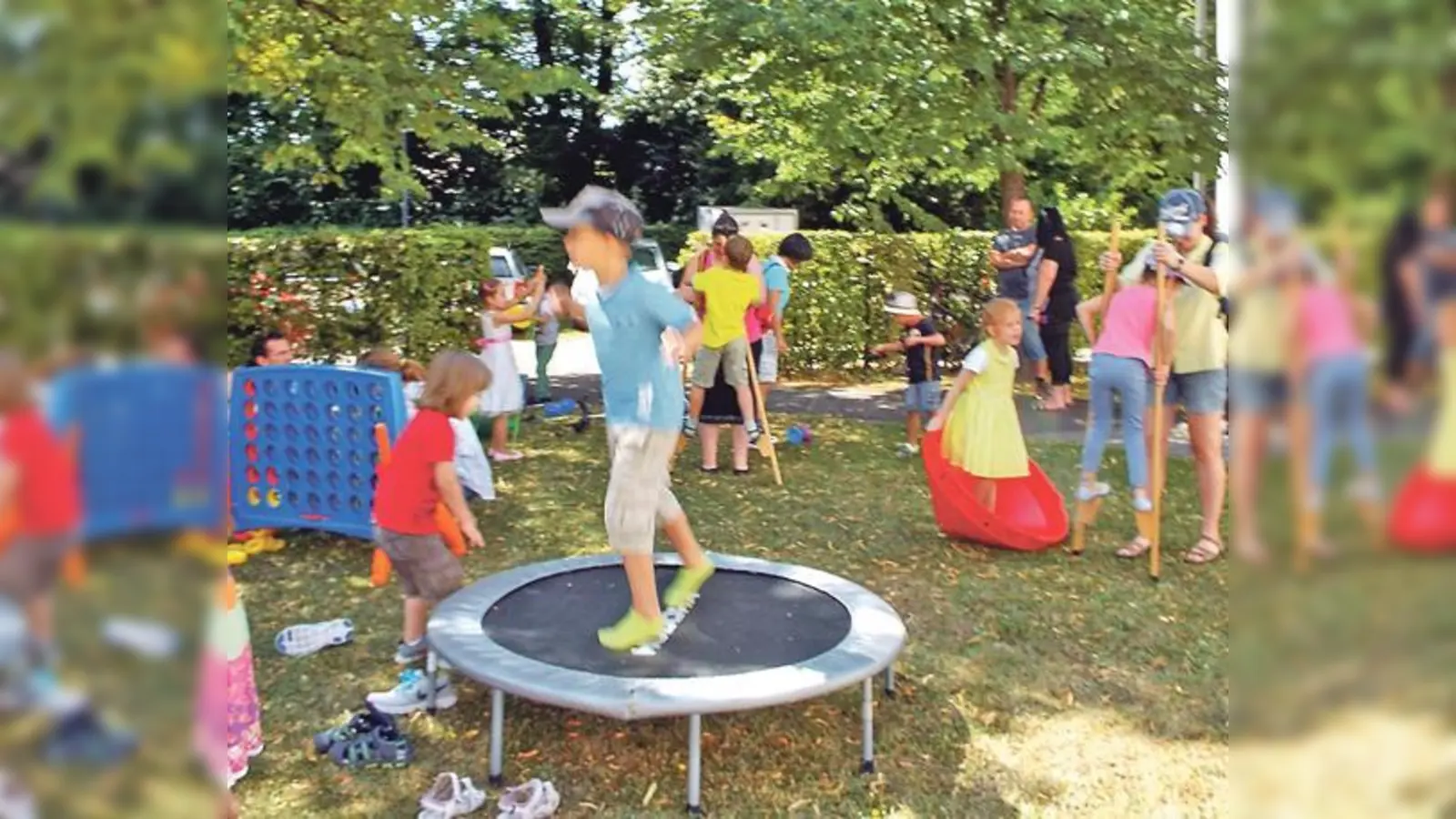 Für Kinder gibt es im Pfarrgarten von St. Pius zahlreiche Möglichkeiten, aktiv zu werden. 	 (Foto: VA)