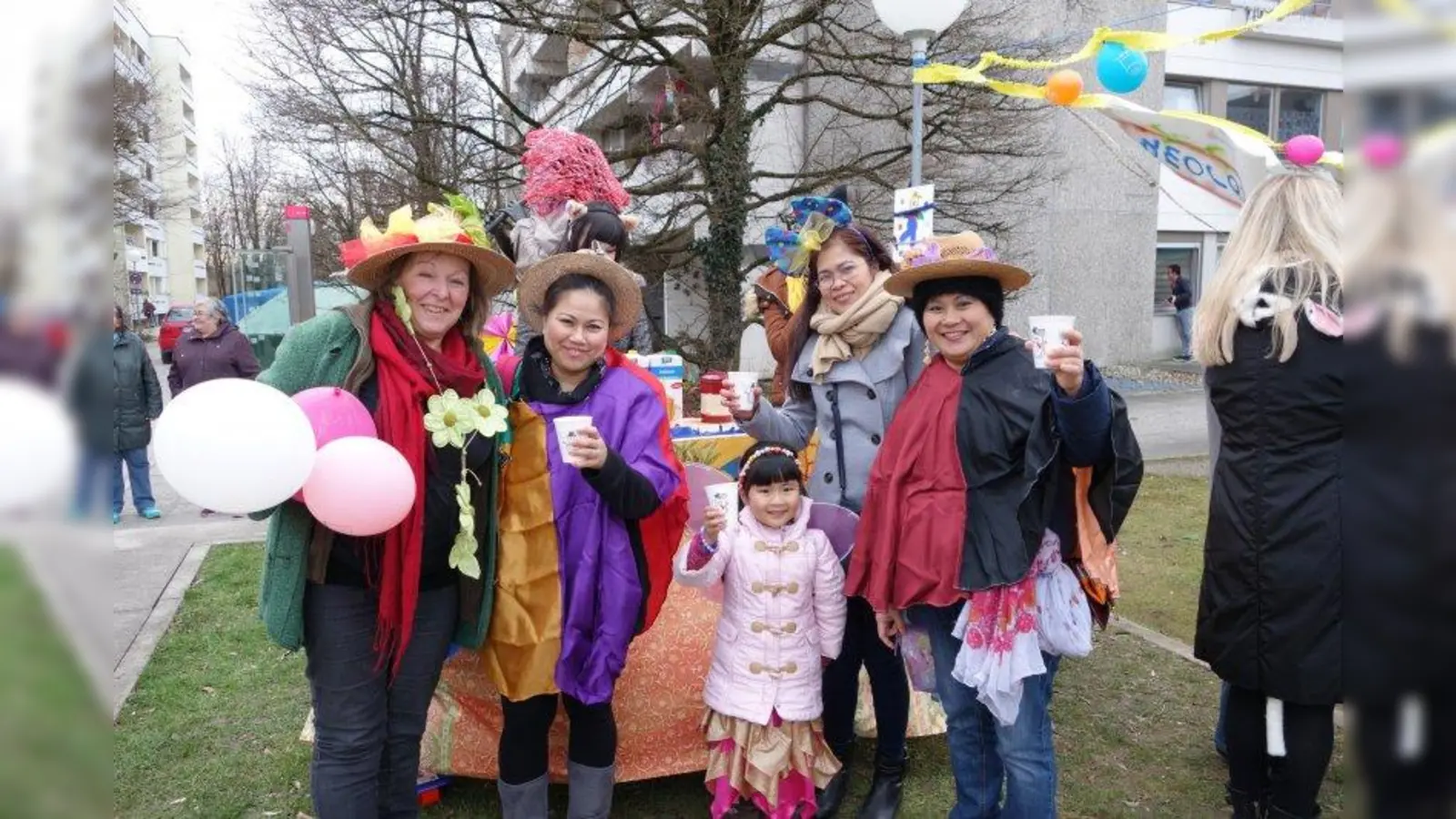 Im Quartier rund um die Mitterfeldstraße wird am Rosenmontag Fasching gefeiert. (Foto: Hari Sedlmeier)