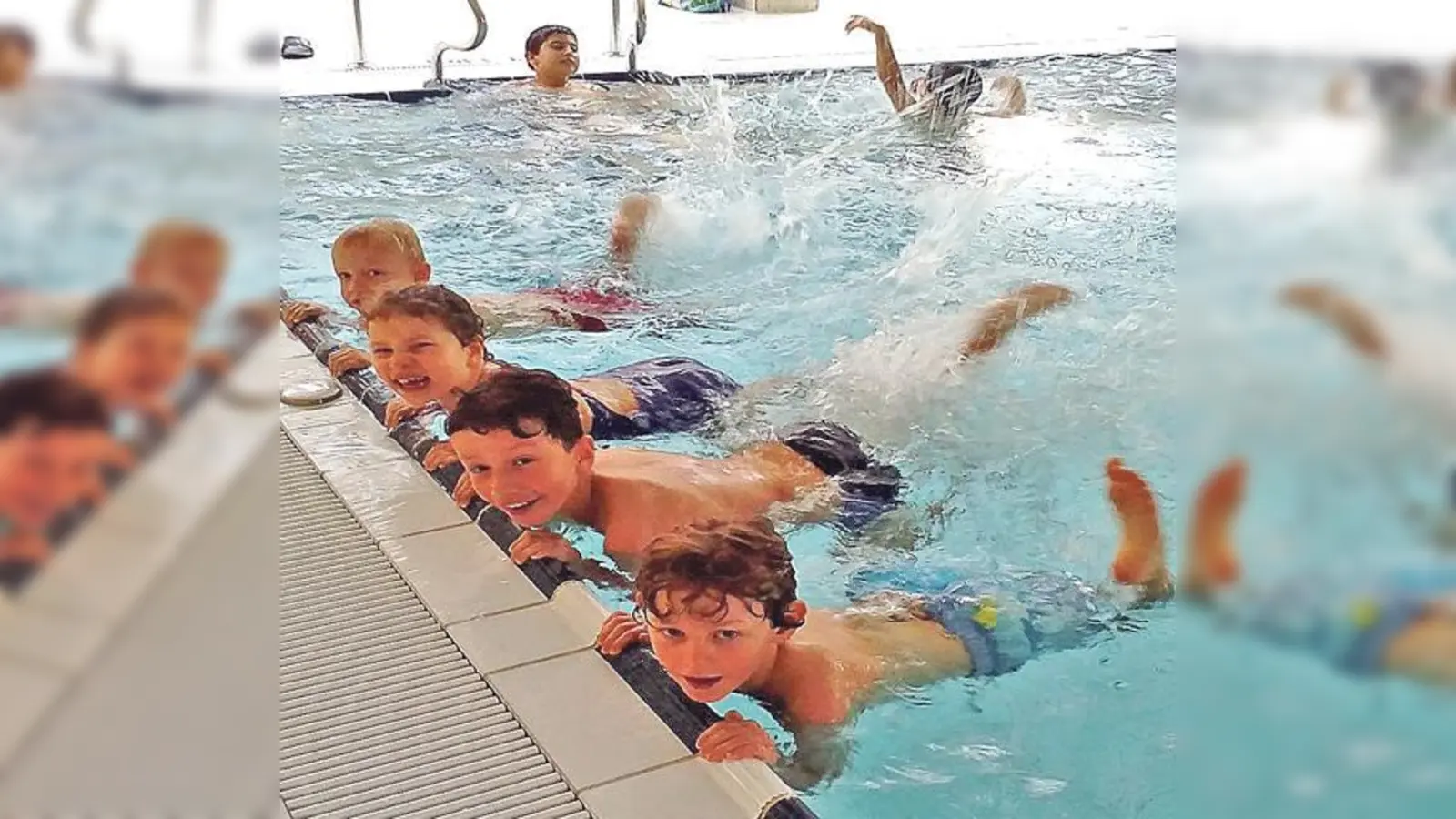 Mit viel Spaß absolvierten die KiSS-Schwimmer Anfang  August ihr Seepferdchen beim SVN.	 (Foto: VA)