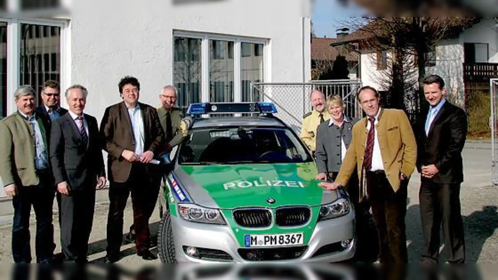 Am Sicherheitsgespräch nahmen alle Bürgermeister der sieben Gemeinden des Dienstbereiches teil.	 (Foto: PI 28)
