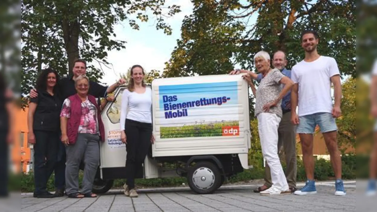 Auf einem Besuch des Bienenrettungsmobils in Unterschleißheim.  (Foto: privat)