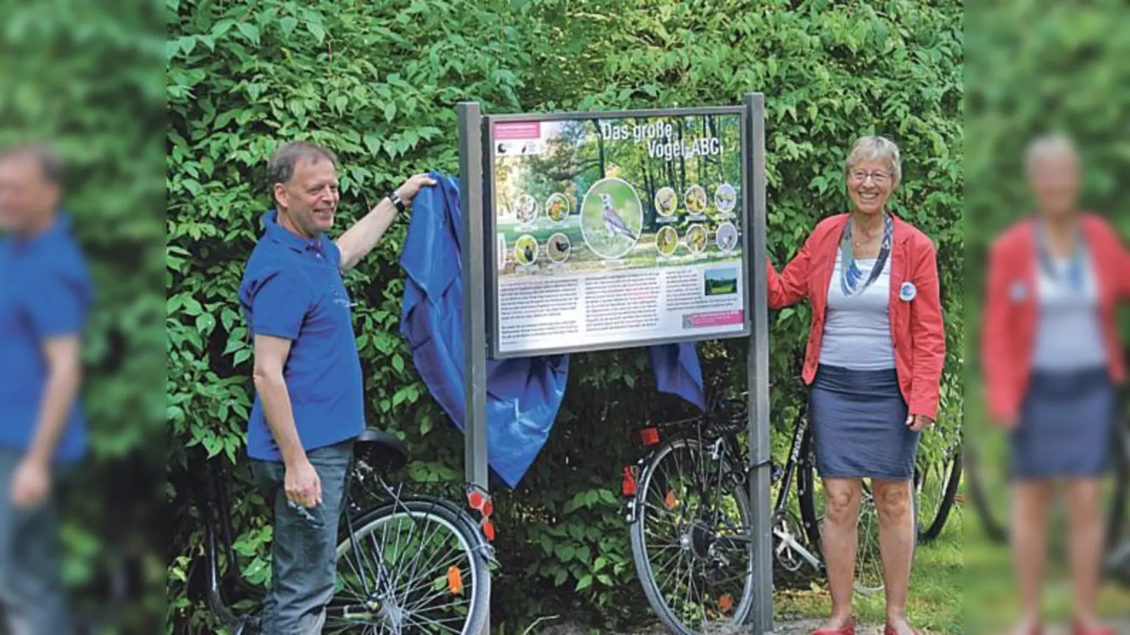Am, Sonntag ist der Vogellehrpfad im Englischen Garten eröffnet worden.  (Foto: Sylvia Weber)