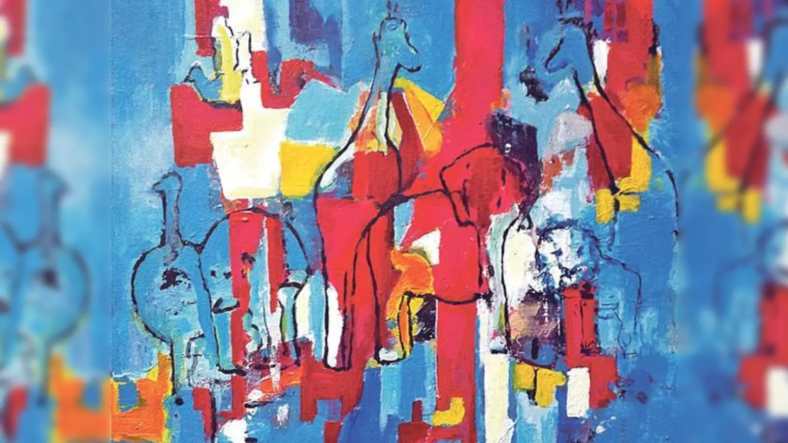 In der Jubilatekirche werden demnächst Bilder der Malgruppe »Farbwechsel« gezeigt, unter anderem Werke von Wolfgang Goldrian.	 (Foto: VA)