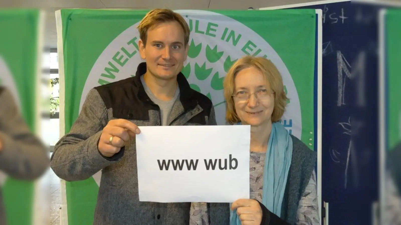 Florian Kretzler und Solveig Tietz sind sich einig: „wir wollen wieder Weißdorn und Brennnessel zurück.” Dafür steht „www wub”. (Foto: tab)