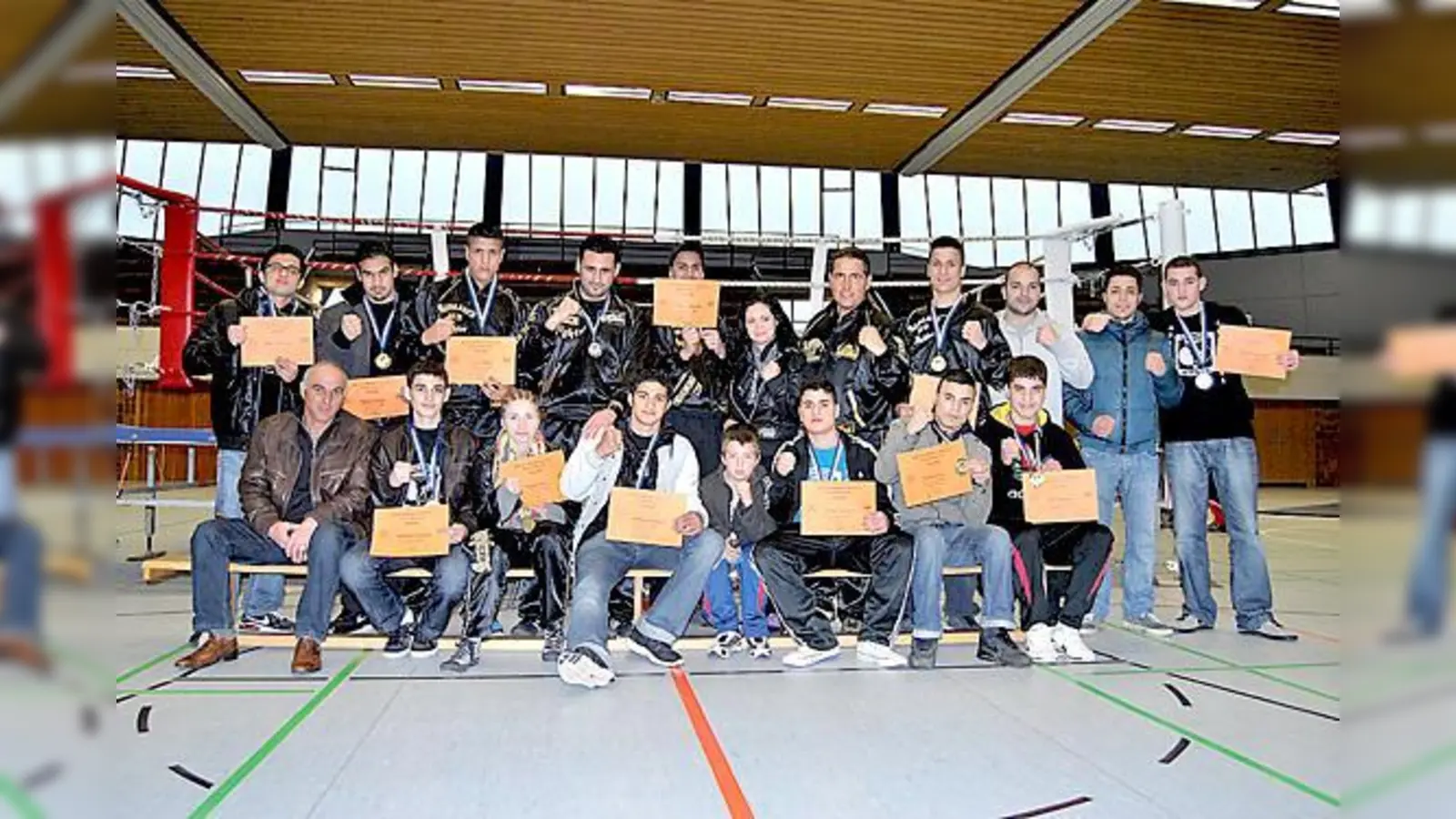 Das gesamte Team qualifizierte sich für die Deutsche Meisterschaft.	 (Foto: Privat)
