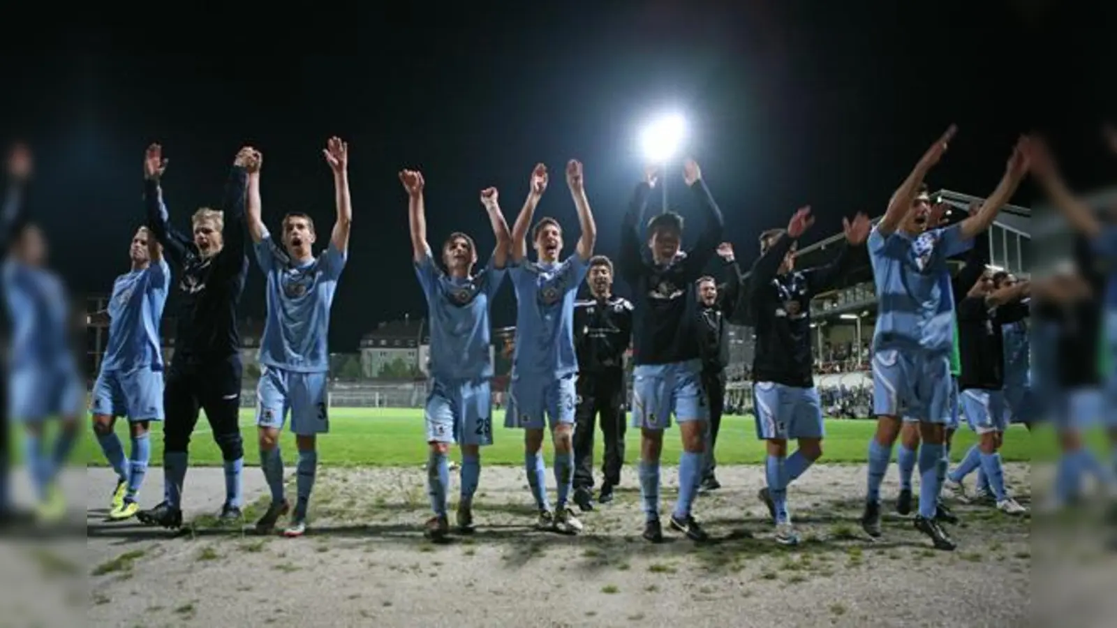 Sorgte für begeisterte Zuschauer: Die U23 der Löwen.  (Foto: A. Wild)