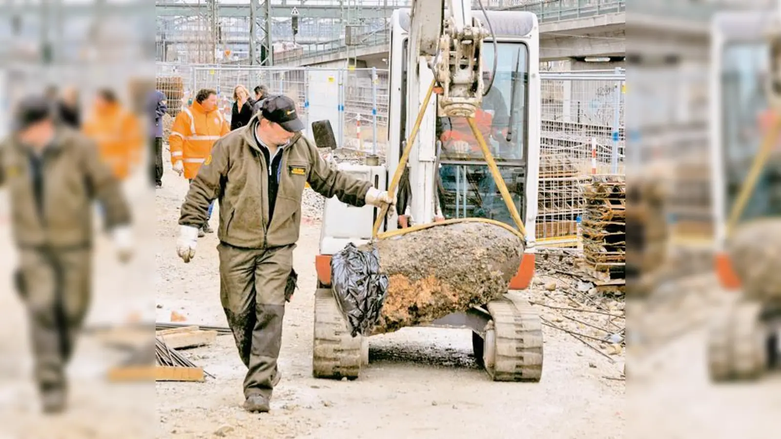 Das Corpus delicti wird abtransportiert.	 (Foto: Polizei)