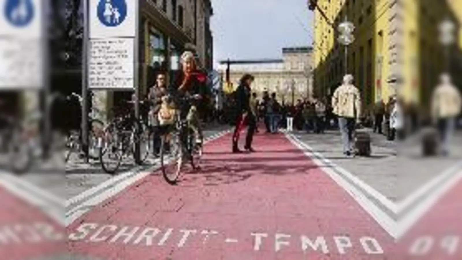 Soll 2009 sicherer  (Foto: Radlweg Residenzstraße.)