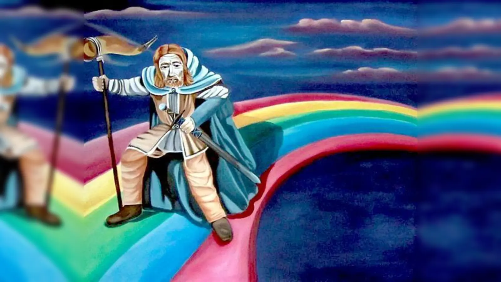 »Germanische Götter« heißt die Ausstellung von Karla Schupfner in der Mohr-Villa. 	 (Foto: VA)