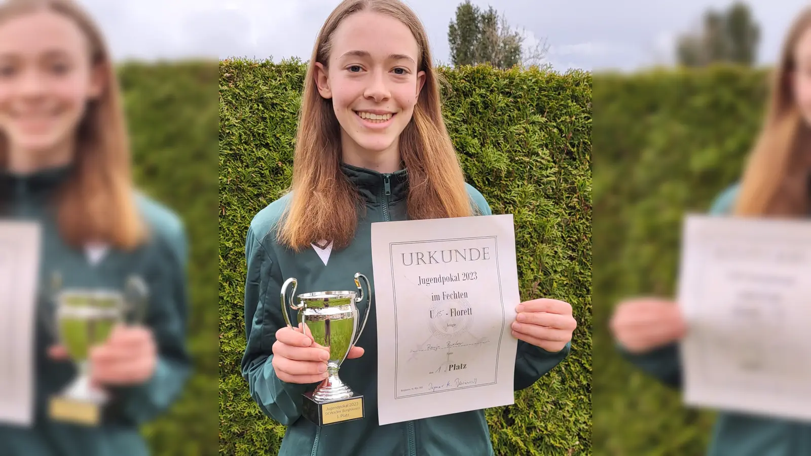 Ronja Bucher holte den Jugendpokal. (Foto: TSV)