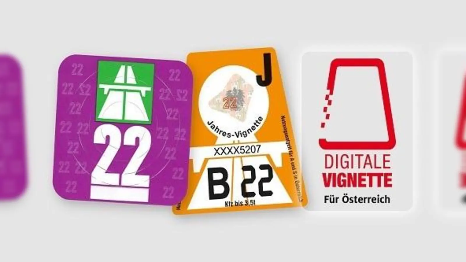 Ab sofort gültig: Vignetten 2022. (Foto: ADAC Medien und Reise GmbH)