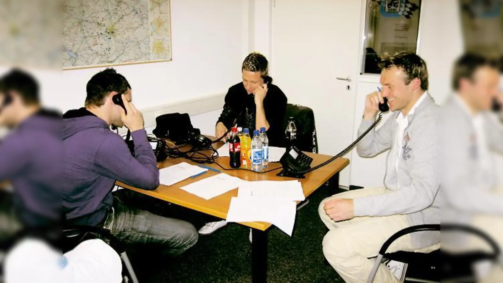 Markus Thorandt, Torben Hoffmann und Michael Hofmann (v. li.) haben Überzeugungsarbeit geleistet.	 (Foto: TSV)