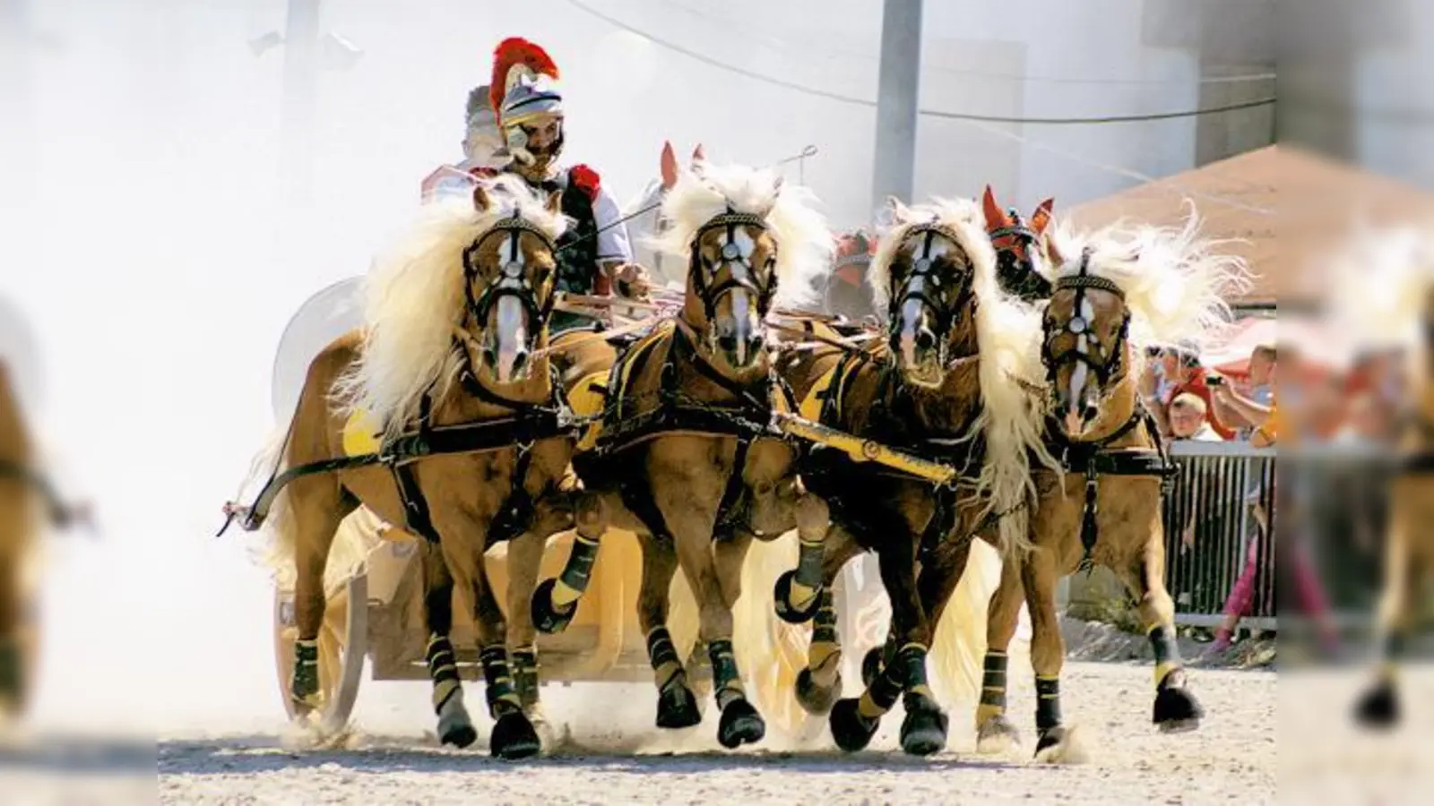 Der Tribun tritt gegen seine Konkurrenten aus den anderen Legionen an. Das wird nicht nur eindrucksvoll aussehen, sondern auch so klingen. 	 (Foto: VA)
