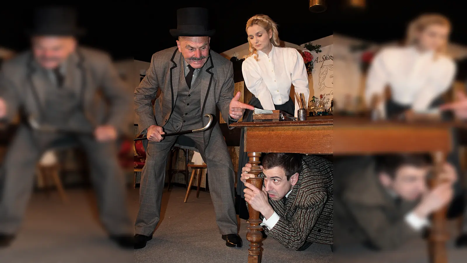 Die brandneue Komödie der Iberl Bühne, „Adele Spitzeder oder wia ma &#39;s Spui spuit”, verbindet geschickt Historie mit Fiktion, gewürzt mit eigens komponierten Musiknummern. (Foto: © Iberl Bühne)