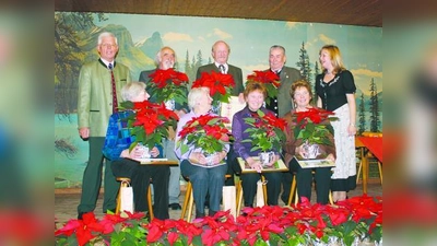 Der Gartenbauvereins Allach-Untermenzing ehrte bei seiner Weihnachtsfeier langjährige Mitglieder. (Foto: pi)