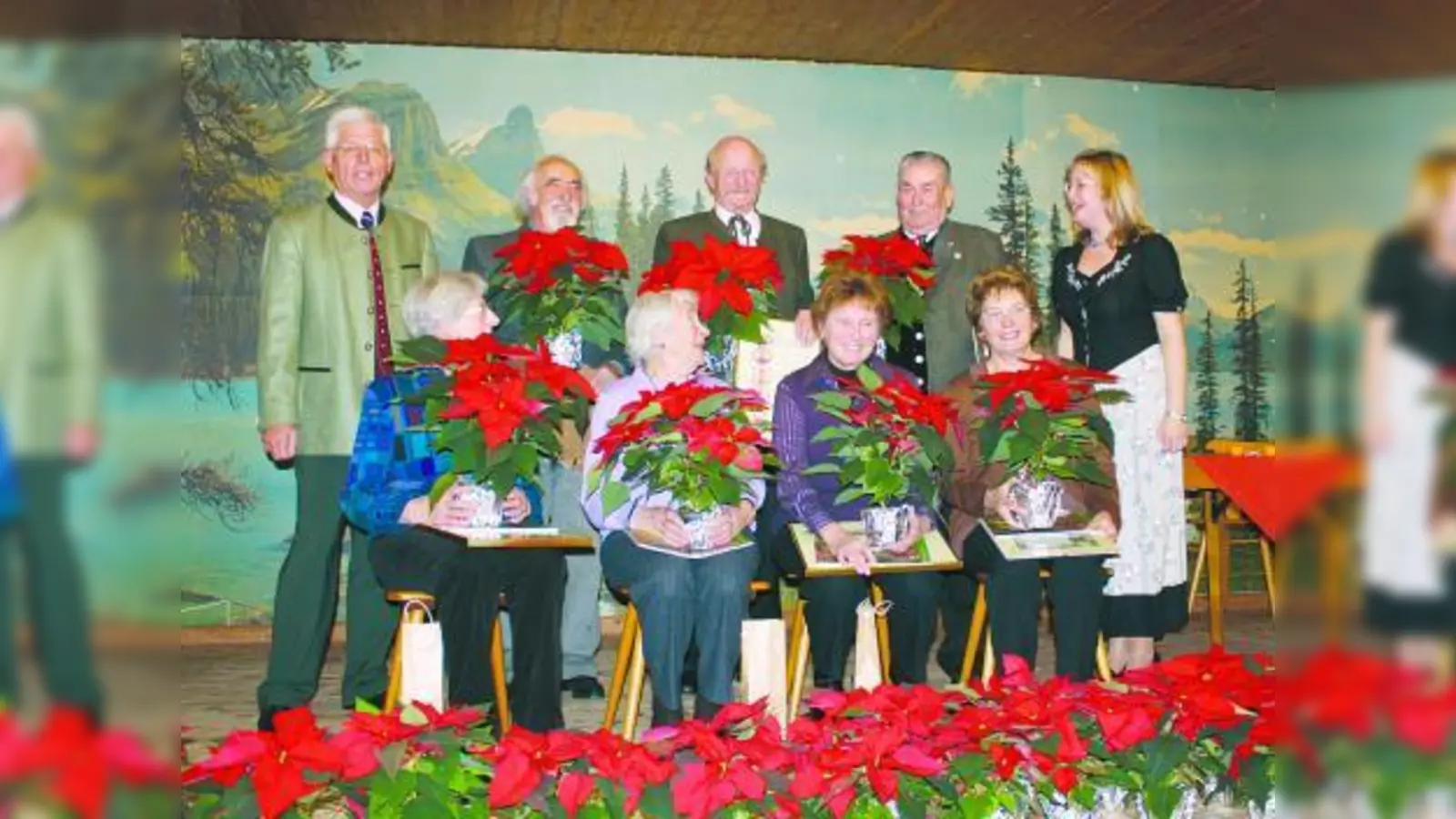 Der Gartenbauvereins Allach-Untermenzing ehrte bei seiner Weihnachtsfeier langjährige Mitglieder. (Foto: pi)