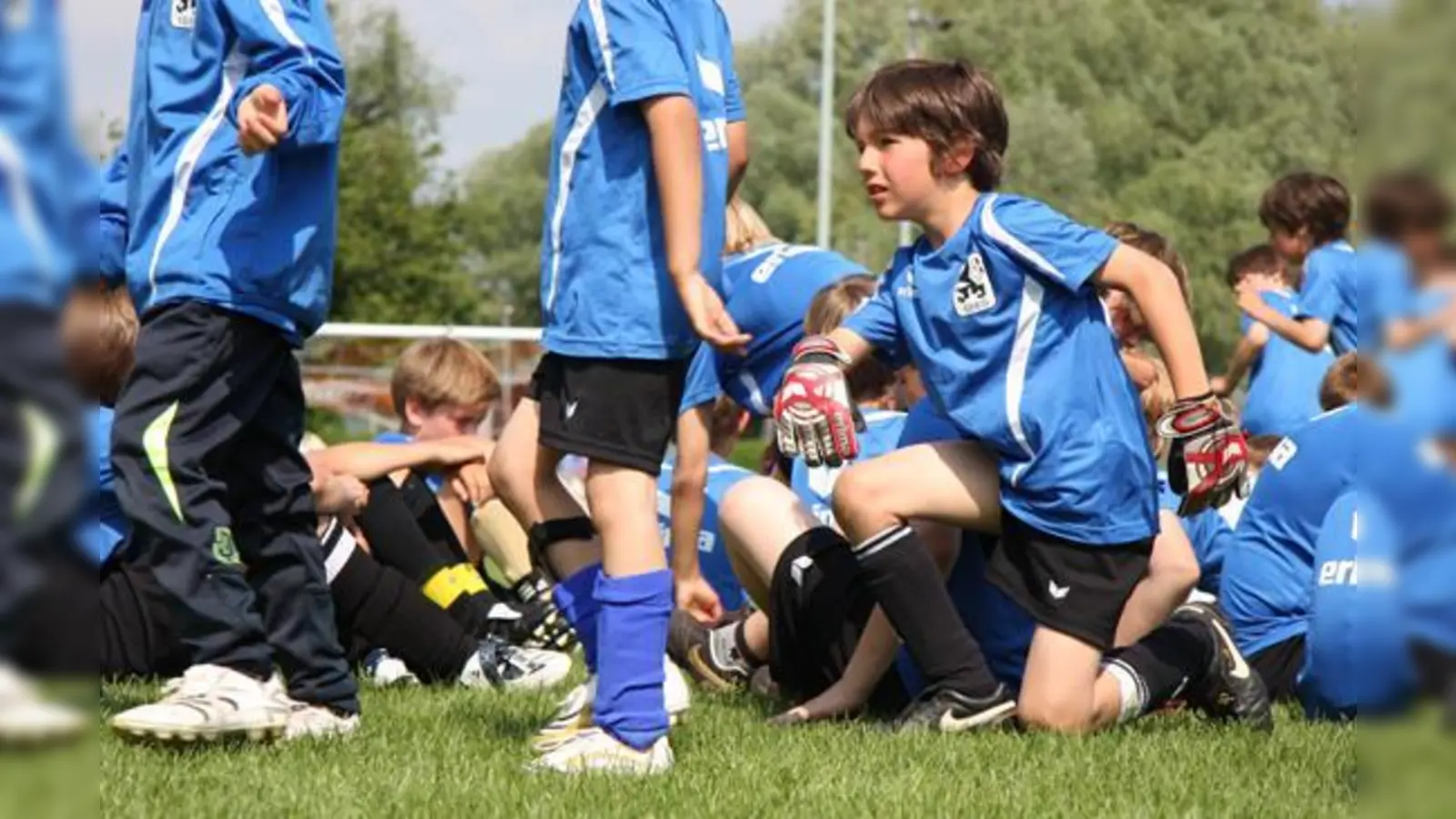 Fußballferien für Löwenherzen.	 (Foto: A. Wild)