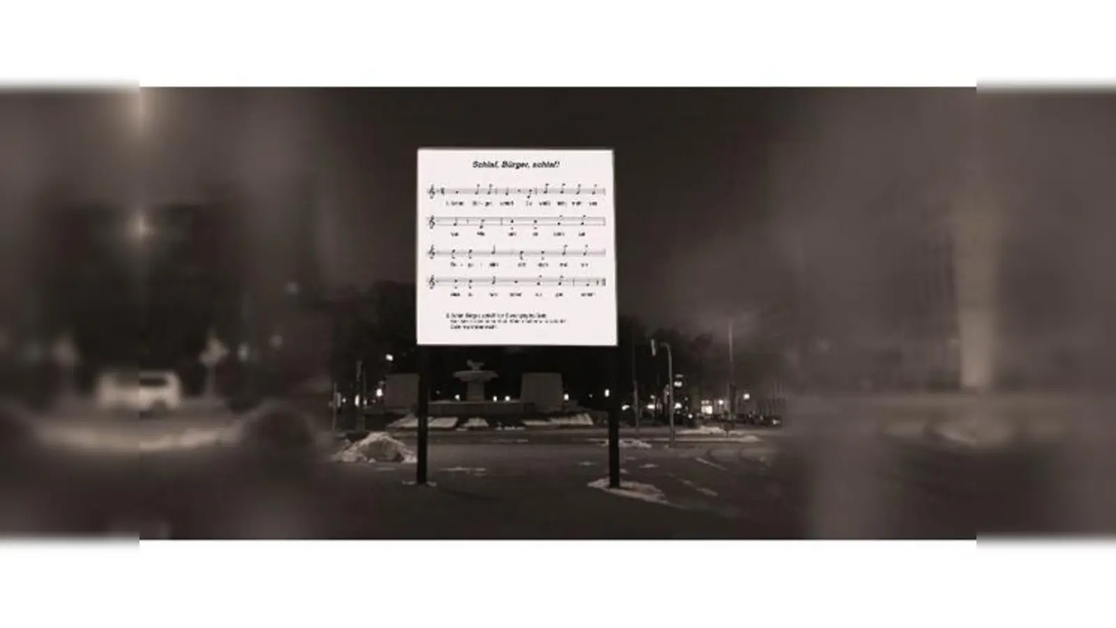 Das Kunstwerk von Franke Kaßner will an die Ausrufung des Freistaats Bayerns durch Kurt Eisner im November 1918 erinnern.  (Foto: Franka Kaßner)