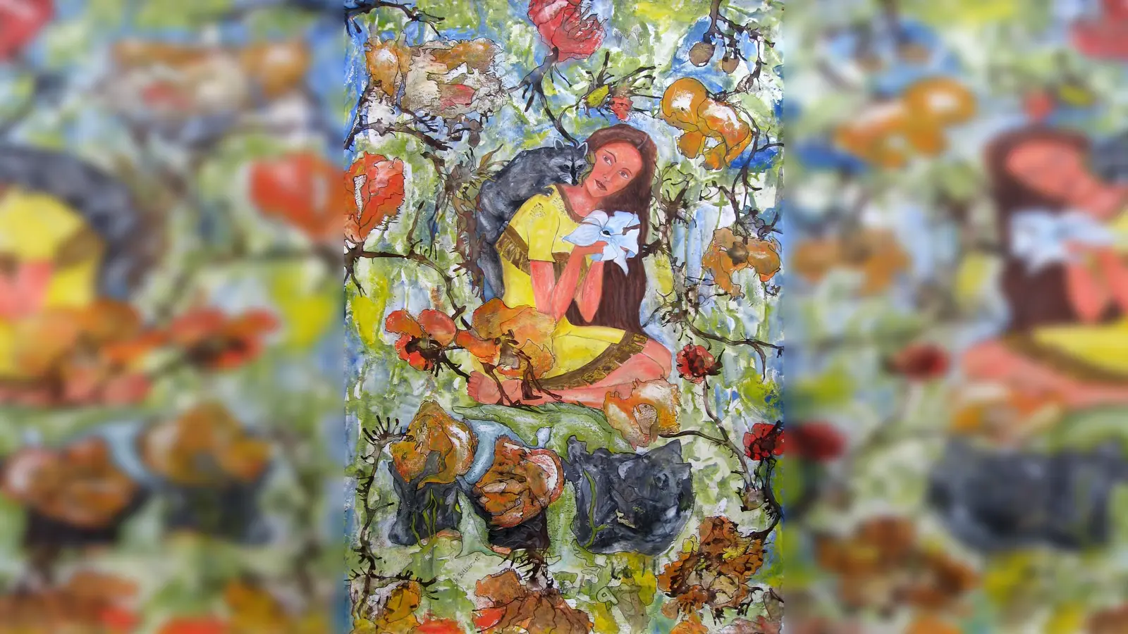 Rosa Bittners Bilder verbindet ein Grundsatz: Der Mensch ist Teil der Natur und des Universums – und sollte sich auch so verhalten. (Foto: VA)