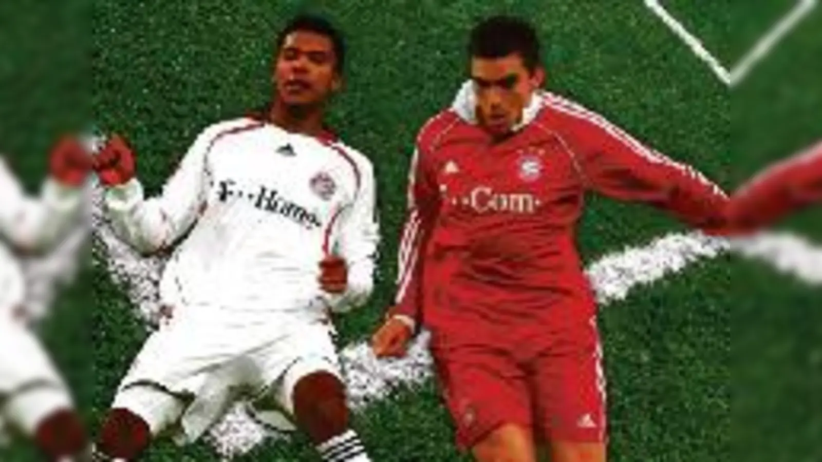 Geben am Freitag im OEZ Autogramme: Breno und Lucio vom FC Bayern.	 (Foto: VA)