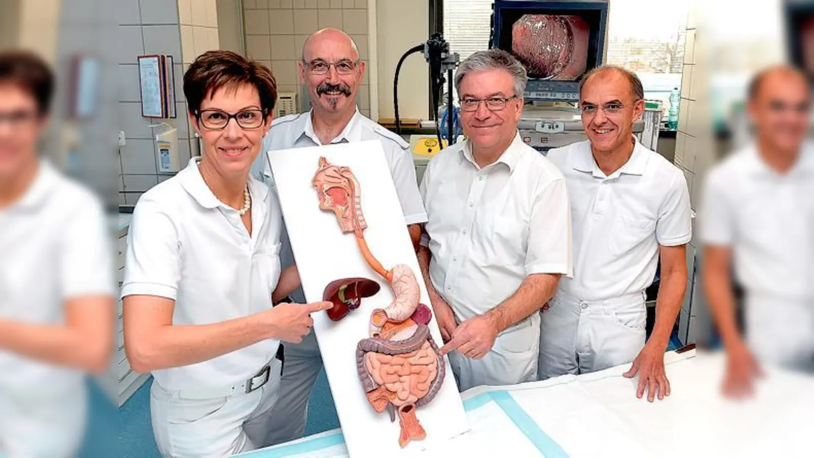 Die Spezialisten des Abdominalzentrums Neuperlach informieren über neue Behandlungsmöglichkeiten bei Erkrankungen der Bauchorgane.	 	 (Foto: Förderverein Klinikum Neuperlach/Klaus Krischock)