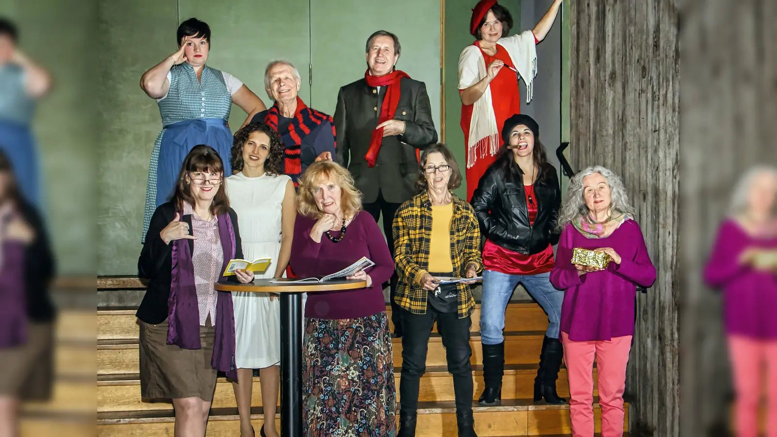 Das Theaterensemble der Linie 1 spielt wie gewohnt im Pelkovenschlössl. (Foto: Jörg Schnöring)