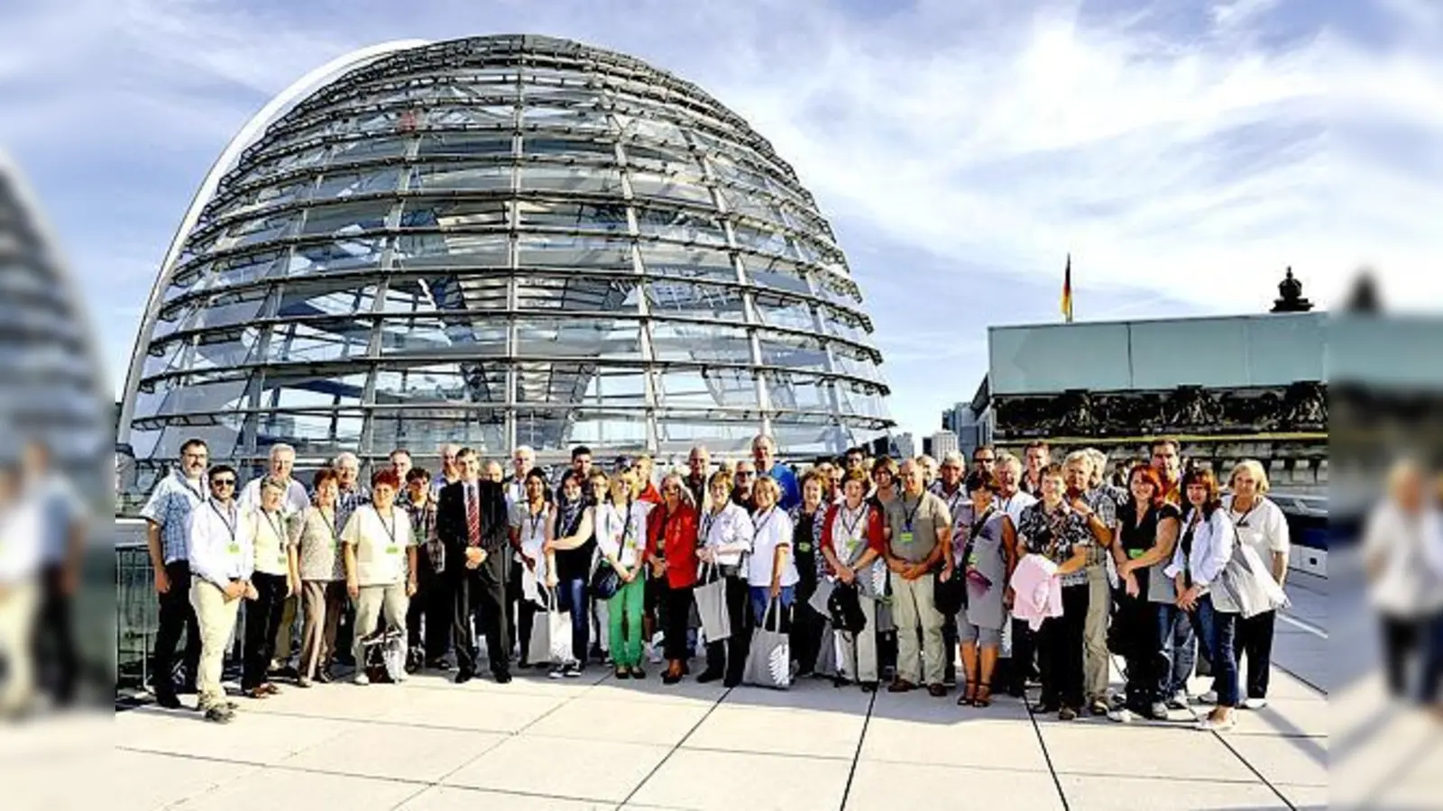 50 Gäste aus seinem Wahlkreis hatten die Chance, Ewald Schurer zu befragen, und zudem das politische Berlin kennenzulernen.´	 (Foto: VA)