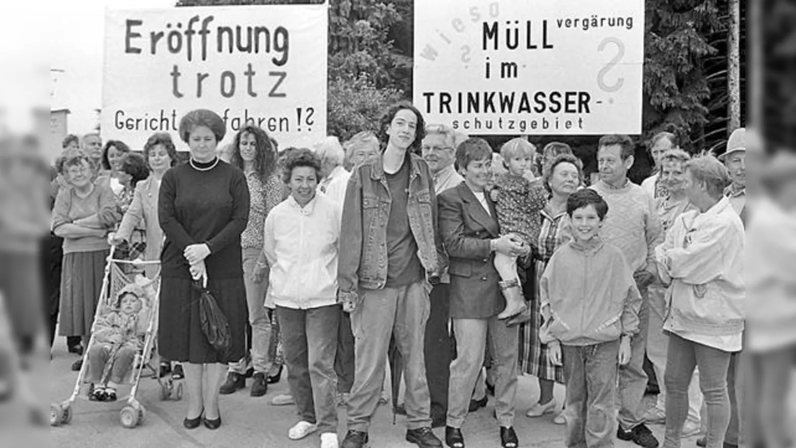 Viele Bürger in Kirchstockach befürchteten eine Einbuße an Lebensqualität durch die Errichtung der Biomüllvergärungsanlage. 	 (Foto: Schunk)