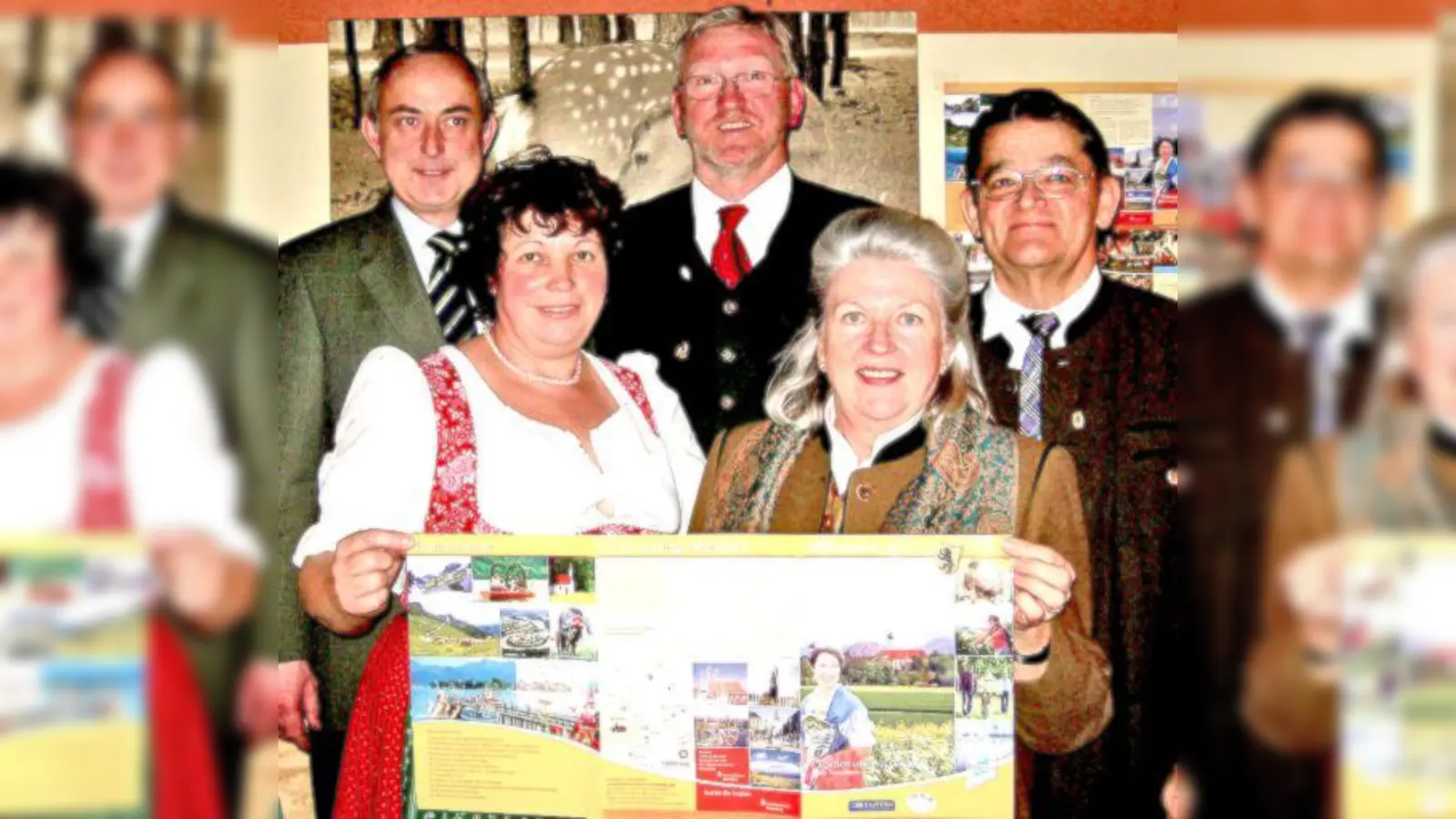 Thomas Winkler, Bruni Greithanner, Hans-Joachim Höhl, Anja Walz und Wolfram Staude (v.l.) stellten den neuen Prospekt vor.    	 (Foto: oh)