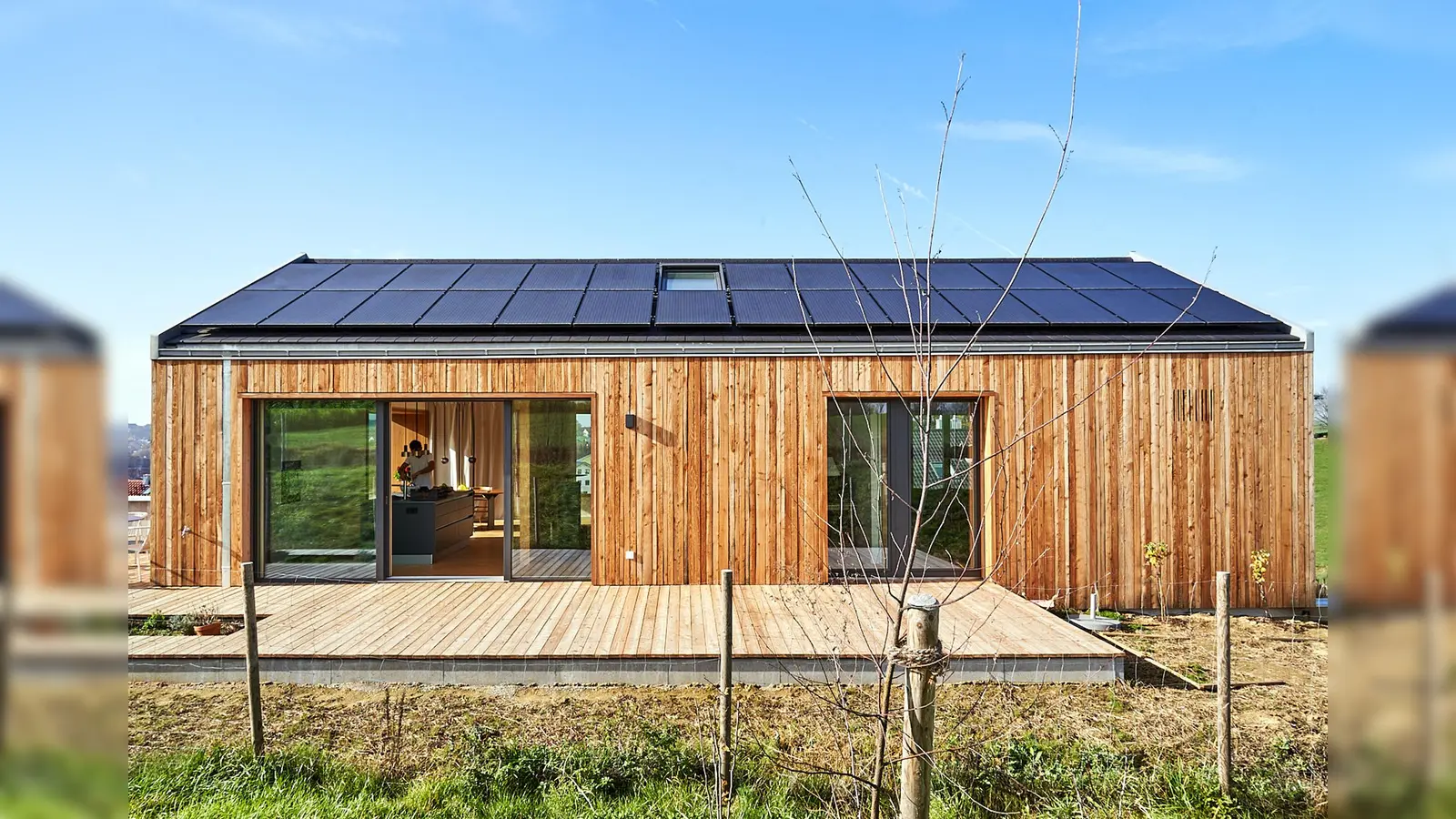 Äußerst energiesparsam wurde diese Haus bei Dorfen gebaut, es ist am Sonntag zu besichtigen. (Foto: Thomas Rudolf/DWA David Wolfstettner Architektur)