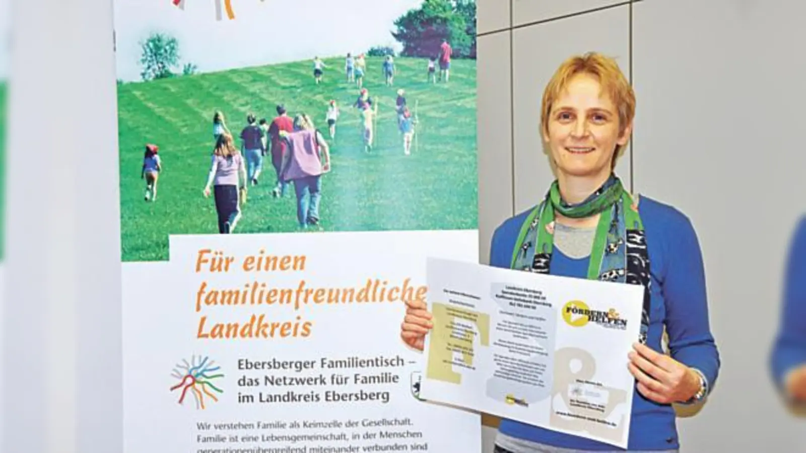 Spenden für akute Notfälle: Die Familienbeauftragte im Landkreis Ebersberg, Elfi Melbert, ist Ansprechpartnerin für das Projekt Fördern und Helfen”.  (Foto: Sybille Föll)