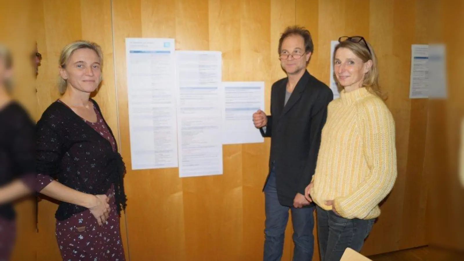 Anni Schlumberger (l.) Oliver Prells und Susanne Bauer (Foto: pst)