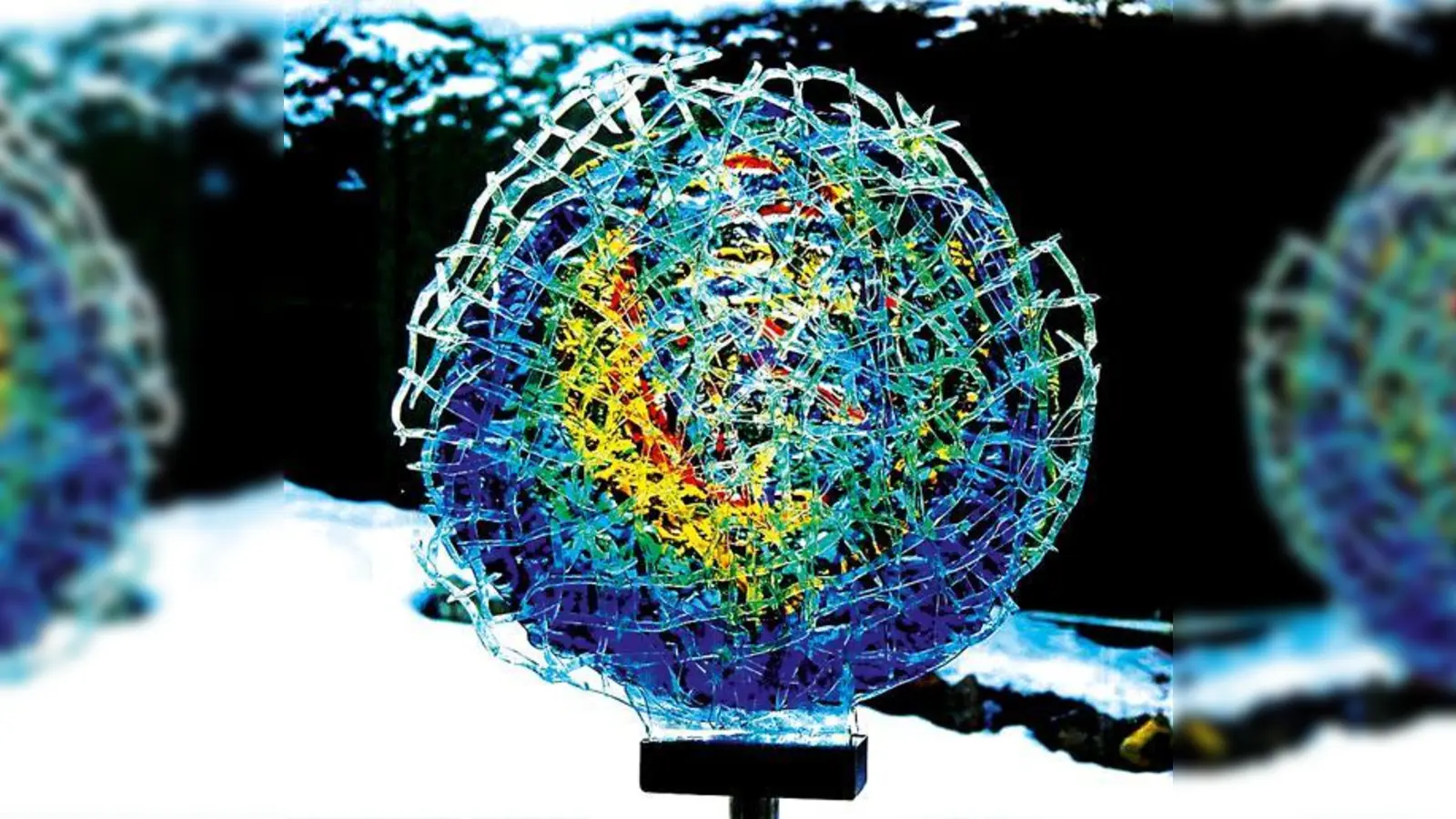 Bei diesem Objekt lässt die durchbrochene Scheibe das Licht wie Edelsteine glitzern.	 (Foto: Knut Liese)