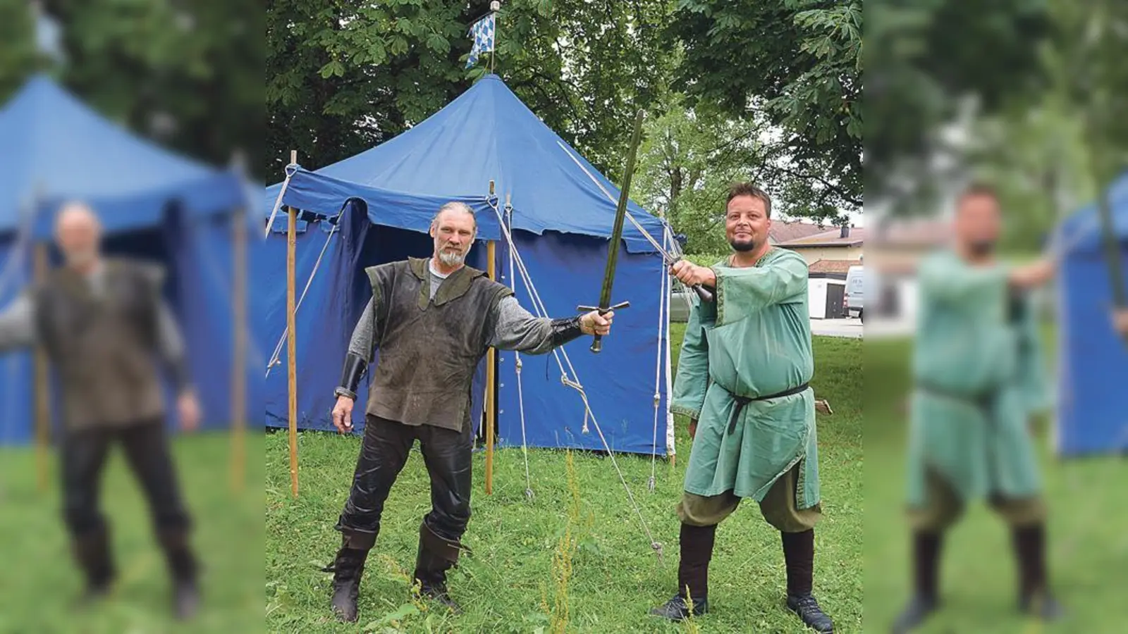 Beim Mittelalterfest in Miesbach wird es auch aufregende Schwertkämpfe zu sehen geben.	 (Foto: hw)