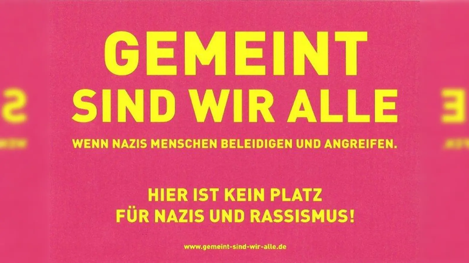 Mit dem „Gemeint sind wir alle”-Aufkleber können Wirte ein Zeichen gegen Nazis und Rassismus setzen. (Foto: Initiative "Gemeint sind wir alle")