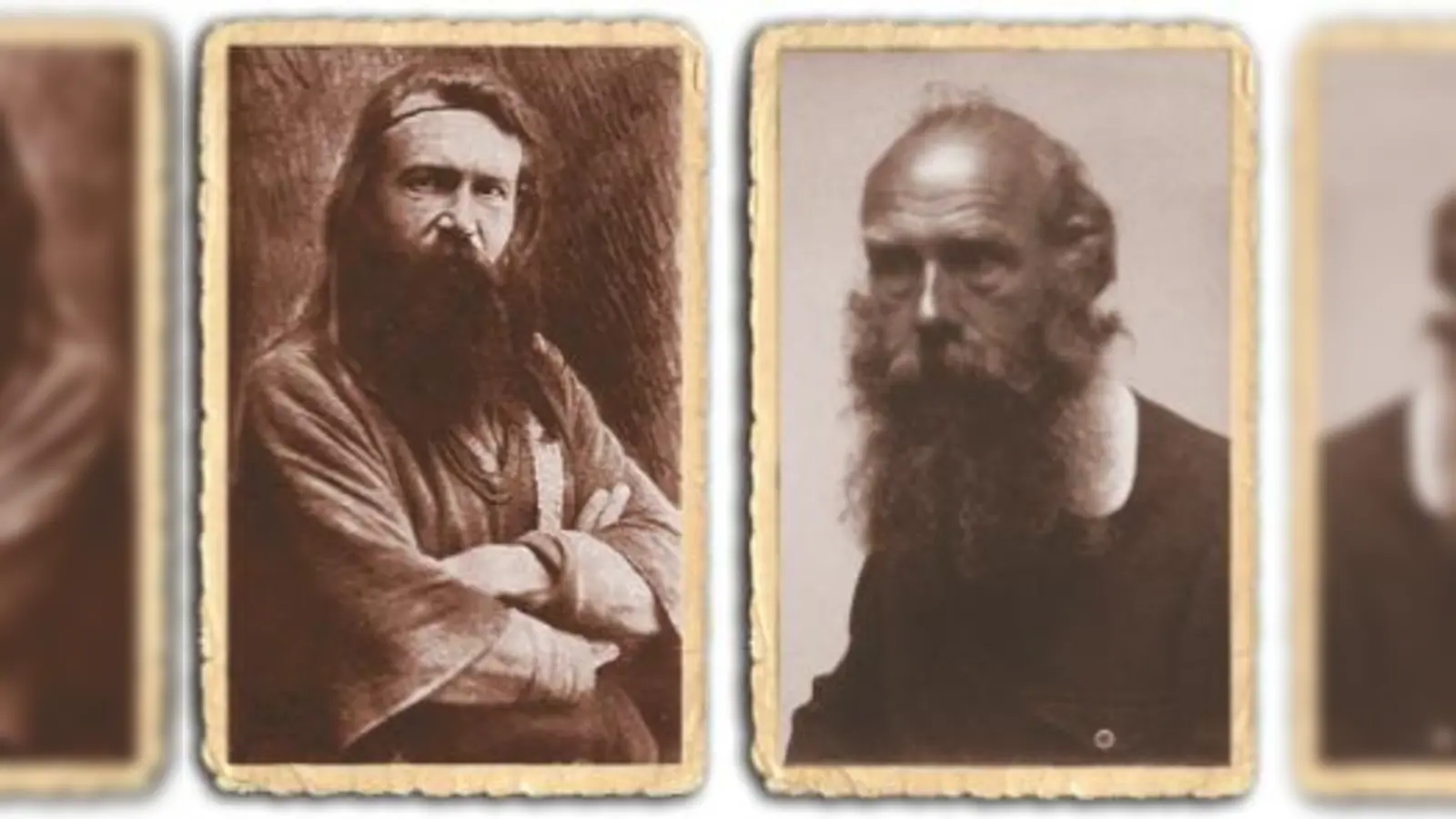 Die Maler Gusto Gräser (links) und Bruno Wersig waren stark durch den Münchner Maler und Lebensreformer Diefenbach geprägt. 	 (Fotos: Mohr-Villa)