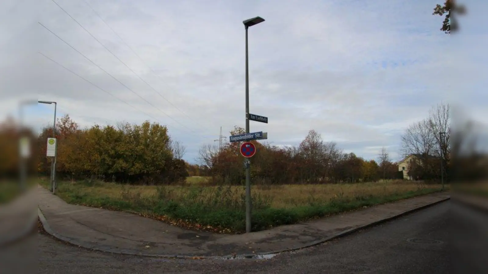 Anwohner hatten auf einem Grundstück Am Lochholz / Ecke Augustenfelder Straße einen Spielplatz für Kleinkinder vorgeschlagen; andere Anrainer sind dagegen. (Foto: sb)