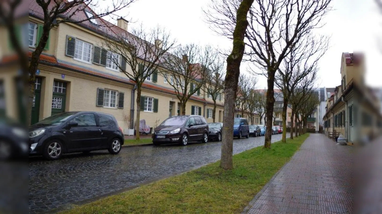 Zu idyllisch um Sommerstraße zu werden: Die Gunzenlehstraße schlägt der Bezirksausschuss Laim nur als Alternative für die Einrichtung als Sommerstraße vor. Vom Gremium mehrheitlich bevorzugt wird die Straubinger Straße. (Foto: kö)