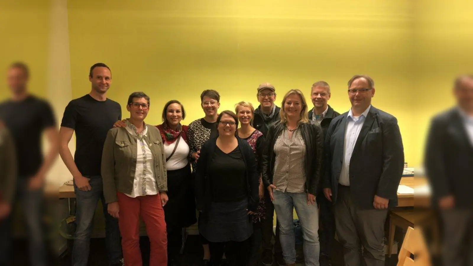 Einige der grünen Kandidaten für den BA Sendling. (Foto: Karin Edelmann)